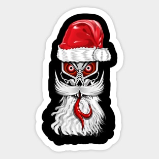 Christmas skull Sticker